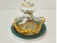 Elsa Schiaparelli Sleeping perfume bottle, crystal candlestick, 20th century