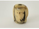 Carved rosary bead with a skull, Christ, Vanity, Memento Mori, Skull, 19th century