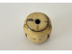 Carved rosary bead with a skull, Christ, Vanity, Memento Mori, Skull, 19th century