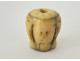 Carved rosary bead with a skull, Christ, Vanity, Memento Mori, Skull, 19th century