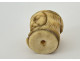Carved rosary bead with a skull, Christ, Vanity, Memento Mori, Skull, 19th century