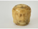 Carved rosary bead with a skull, Christ, Vanity, Memento Mori, Skull, 19th century