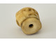 Carved rosary bead with a skull, Christ, Vanity, Memento Mori, Skull, 19th century