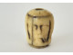 Carved rosary bead with a skull, Christ, Vanity, Memento Mori, Skull, 19th century
