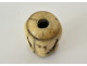 Carved rosary bead with a skull, Christ, Vanity, Memento Mori, Skull, 19th century