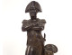 Bronze statuette sculpture of Emperor Napoleon I wearing a bicorn hat, 29cm, 19th century