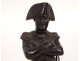 Bronze statuette sculpture of Emperor Napoleon I wearing a bicorn hat, 29cm, 19th century