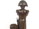 Bronze statuette sculpture of Emperor Napoleon I wearing a bicorn hat, 29cm, 19th century
