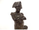 Bronze statuette sculpture of Emperor Napoleon I wearing a bicorn hat, 29cm, 19th century