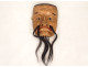 Noh theater mask, polychrome wood, demon man, Gigaku Obeshimi, Japan, 19th century