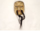 Noh theater mask, polychrome wood, demon man, Gigaku Obeshimi, Japan, 19th century