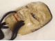 Noh theater mask, polychrome wood, demon man, Gigaku Obeshimi, Japan, 19th century