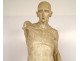 Large plaster sculpture, Houdon's workshop, flayed nude man, 19th century