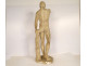 Large plaster sculpture, Houdon's workshop, flayed nude man, 19th century