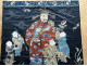 Chinese embroidery, silk fabric, mandarin character, children, China, 19th century