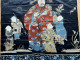 Chinese embroidery, silk fabric, mandarin character, children, China, 19th century