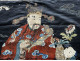 Chinese embroidery, silk fabric, mandarin character, children, China, 19th century