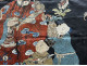 Chinese embroidery, silk fabric, mandarin character, children, China, 19th century