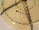 Large decorative earthenware dish by Quimper Keraluc René le Rouzic, featuring owls, 20th century