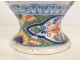 Dutch Delftware pitcher/jug with deer, village flowers, 18th century