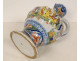 Dutch Delftware pitcher/jug with deer, village flowers, 18th century