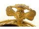 Empire gilt bronze and mother-of-pearl hand candlestick, attributed to Claude Galle, depicting Psyche and putti, 19th century