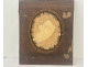 Miniature painted portrait of a clergyman, wooden frame, early 19th century