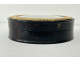Round box with miniature tortoiseshell landscape depicting shepherdesses and a romantic waterfall, 19th century 