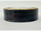 Round box with miniature tortoiseshell landscape depicting shepherdesses and a romantic waterfall, 19th century 