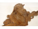 Hat rack/coat rack, wood carving, Black Forest ox head, 19th century