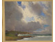 HST marine painting PM Colat landscape seaside Brittany cliffs lighthouse 20th century