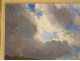 HST marine painting PM Colat landscape seaside Brittany cliffs lighthouse 20th century