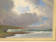 HST marine painting PM Colat landscape seaside Brittany cliffs lighthouse 20th century