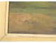 HST marine painting PM Colat landscape seaside Brittany cliffs lighthouse 20th century