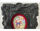Oval painted enamel plaque from Limoges, portrait of Saint John the Baptist with a lamb, 18th century