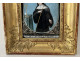 Oval enamel plaque by Jacques Laudin, Limoges, portrait of Saint Scholastica, 17th century