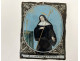 Oval enamel plaque by Jacques Laudin, Limoges, portrait of Saint Scholastica, 17th century