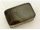 Small agate pillbox with gilt metal tassel, 19th century