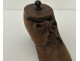 Snuffbox, carved wooden box, shoe, shoe knot, Folk Art, 19th century