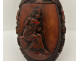 Snuffbox, corozo, musician, flowers, grotesque head, sailor, convict, 19th century
