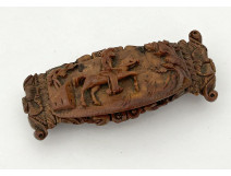 Snuffbox, corozo, musician, flowers, grotesque head, sailor, convict, 19th century