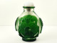 Chinese snuffbox, green glass bottle, bat, horse, Qing dynasty, 19th century