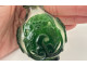 Chinese snuffbox, green glass bottle, bat, horse, Qing dynasty, 19th century