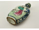 Chinese polychrome porcelain snuffbox with garden figures, late 19th century
