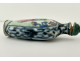 Chinese polychrome porcelain snuffbox with garden figures, late 19th century