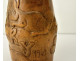 Small wooden snuffbox, carved with a deer, dog, and rabbit design, from the Aisne region, 20th century.