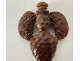 Small corozo tobacco shaker carved with a winged mermaid caryatid, 19th century