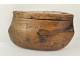 Snuffbox, carved wooden box, ship/boat, Folk Art, 19th century