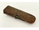 Genuine amber meerschaum cigarette holder, metal case, 19th century