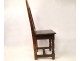 Oak chair lorraine 17th